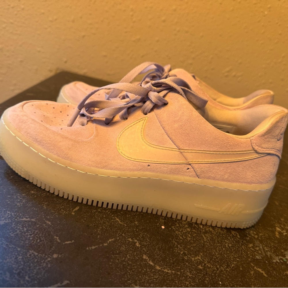 Nike Purple Sneakers Low-Top Suede